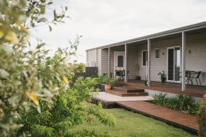 a home with a deck with a house at The Mains Guest House 2 Bedroom Farm Stay in Corrigin