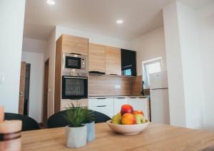 Kuchyň nebo kuchyňský kout v ubytování Apartments Nina Brist