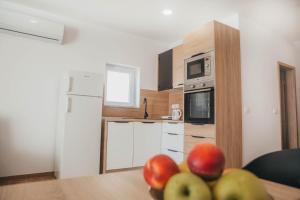 Kuchyň nebo kuchyňský kout v ubytování Apartments Nina Brist