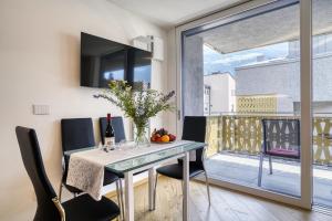 Μπαλκόνι ή βεράντα στο Ferienwohnung im Zentrum