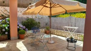 Patio alebo iná vonkajšia časť ubytovania Sonnino B&B