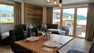 Posezení v ubytování Appartements Plus