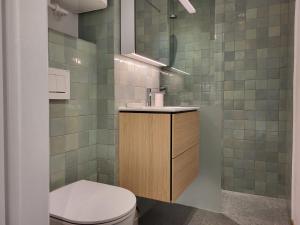 Kylpyhuone majoituspaikassa Studio Miramonti by Interhome