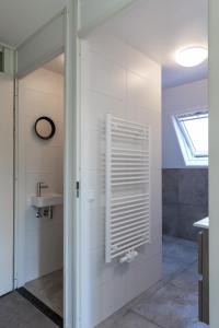 PlasmolenにあるVakantie bij Meeussen - Molendalのバスルーム(洗面台、窓付)