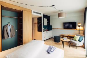 Postel nebo postele na pokoji v ubytování harry's home Berlin-Moabit hotel & apartments + 37 fotografií