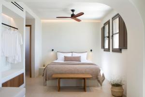 Ένα ή περισσότερα κρεβάτια σε δωμάτιο στο Elessa Hotel