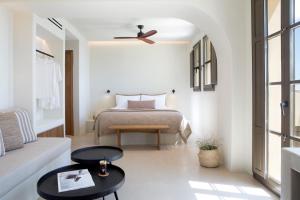 Ένα ή περισσότερα κρεβάτια σε δωμάτιο στο Elessa Hotel