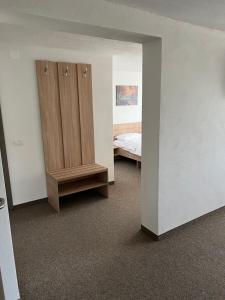 Postel nebo postele na pokoji v ubytování PANORAMA DAVID