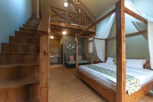 Postel nebo postele na pokoji v ubytování 心享庭園民宿 Wishes B&B
