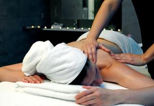 Spa o instalaciones de bienestar en Apartahotel & Spa Jacetania