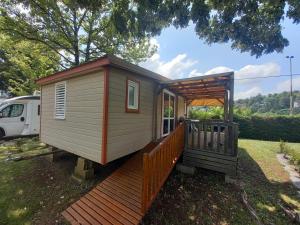 Zahrada ubytování Camping Onlycamp du Rouergue