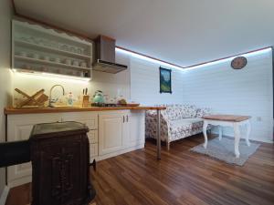 Kuchyňa alebo kuchynka v ubytovaní Woodland - Apartments & SPA Łagów