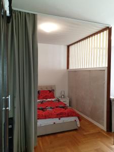 Krevet ili kreveti u jedinici u okviru objekta Montenegrin beauty star