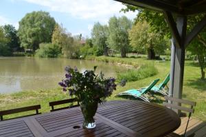 Gallery image of Chalet au bord d'un étang, près d'une ferme pédagogique in Château-Voué