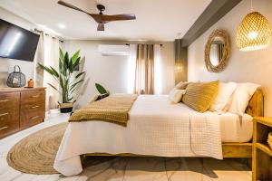 Voodi või voodid majutusasutuse EVA Resort toas