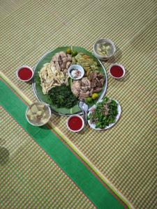 a plate of food on top of a table at Maila 