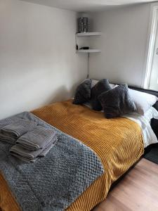 Postel nebo postele na pokoji v ubytování The Annexe