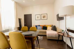 Posezení v ubytování Paulay Design Apartment