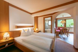 Tempat tidur dalam kamar di Eden Appartements
