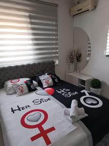 Postel nebo postele na pokoji v ubytování Stan u centru