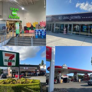Supermarket nebo jiné obchody v  penzionu nebo okolí