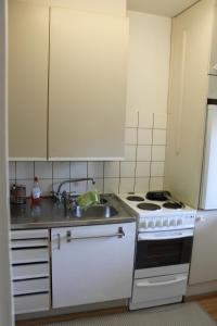 Kitchen o kitchenette sa Studio Aalto