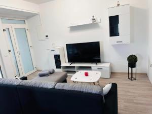 TV a/nebo společenská místnost v ubytování Apartmani LU&LO