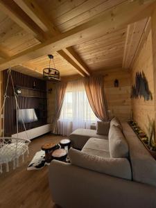 Posezení v ubytování Stone Point Villas