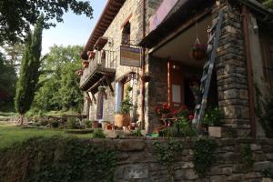 Zahrada ubytování Casa María Berna
