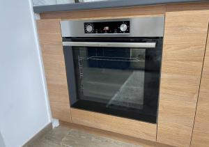Kuchyň nebo kuchyňský kout v ubytování Apartment SuSe