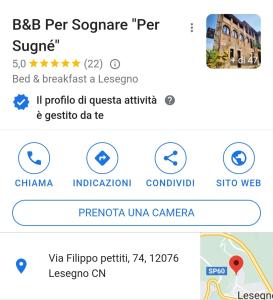 Fotografia z galérie ubytovania Per Sognare Per Sugnè v destinácii Lesegno