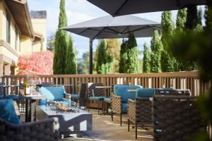 Posezení v ubytování Hotel Abrego