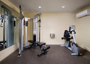 Fitness centrum a/nebo fitness zařízení v ubytování Hotel Abrego