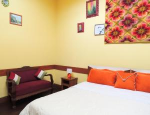 Uma área de estar em Lima Wari Hotel Boutique