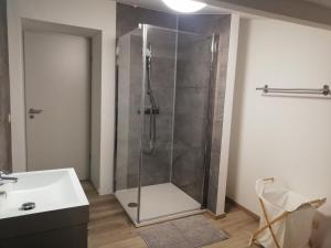 Koupelna v ubytování Au Vieux Gouvy + 35 fotografií