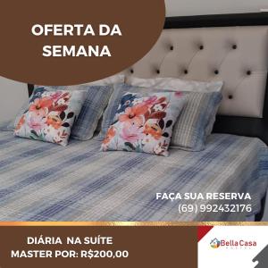 un poster para aania na suite master pro en Bela Casa Hostel, en Ji-Paraná