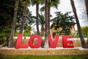 Zahrada ubytování B&B Villa Adriana
