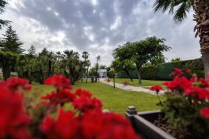 Zahrada ubytování B&B Villa Adriana