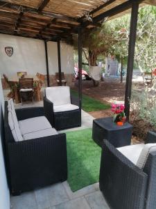Posezení v ubytování B&B Bella Calasetta
