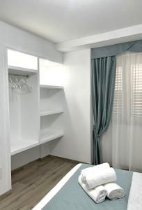 Krevet ili kreveti u jedinici u objektu Casa Vacanze Arcobaleno