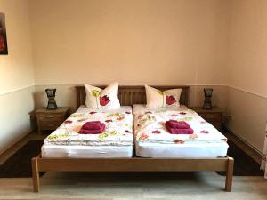 Postel nebo postele na pokoji v ubytování Nur für Monteure - Moderne Appartements