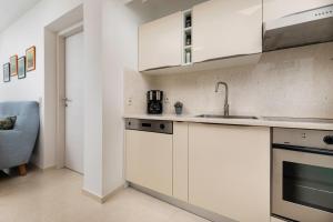 Kuchyň nebo kuchyňský kout v ubytování Apartman "ELA"