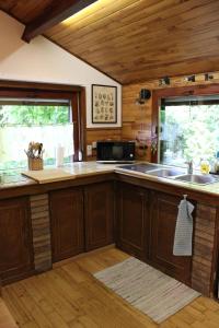 Dapur atau dapur kecil di Gîte L'Orée