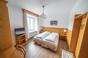 TV a/nebo společenská místnost v ubytování Wellness Hotel Bladen
