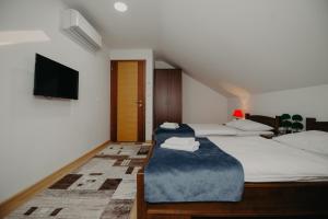 TV a/nebo společenská místnost v ubytování Motel Vila Bijela