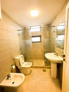 Koupelna v ubytování central apartment for rent 29