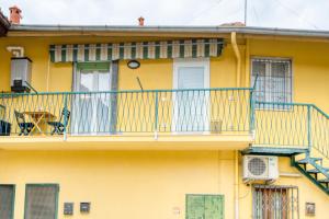 Balkón nebo terasa v ubytování CaseOspitali - Casa Valza, bilocale in contesto di corte per 4