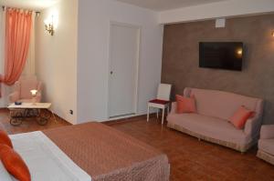 Posezení v ubytování B&B Garden Grazia