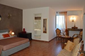 Posezení v ubytování B&B Garden Grazia