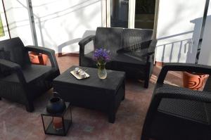 Posezení v ubytování B&B Garden Grazia